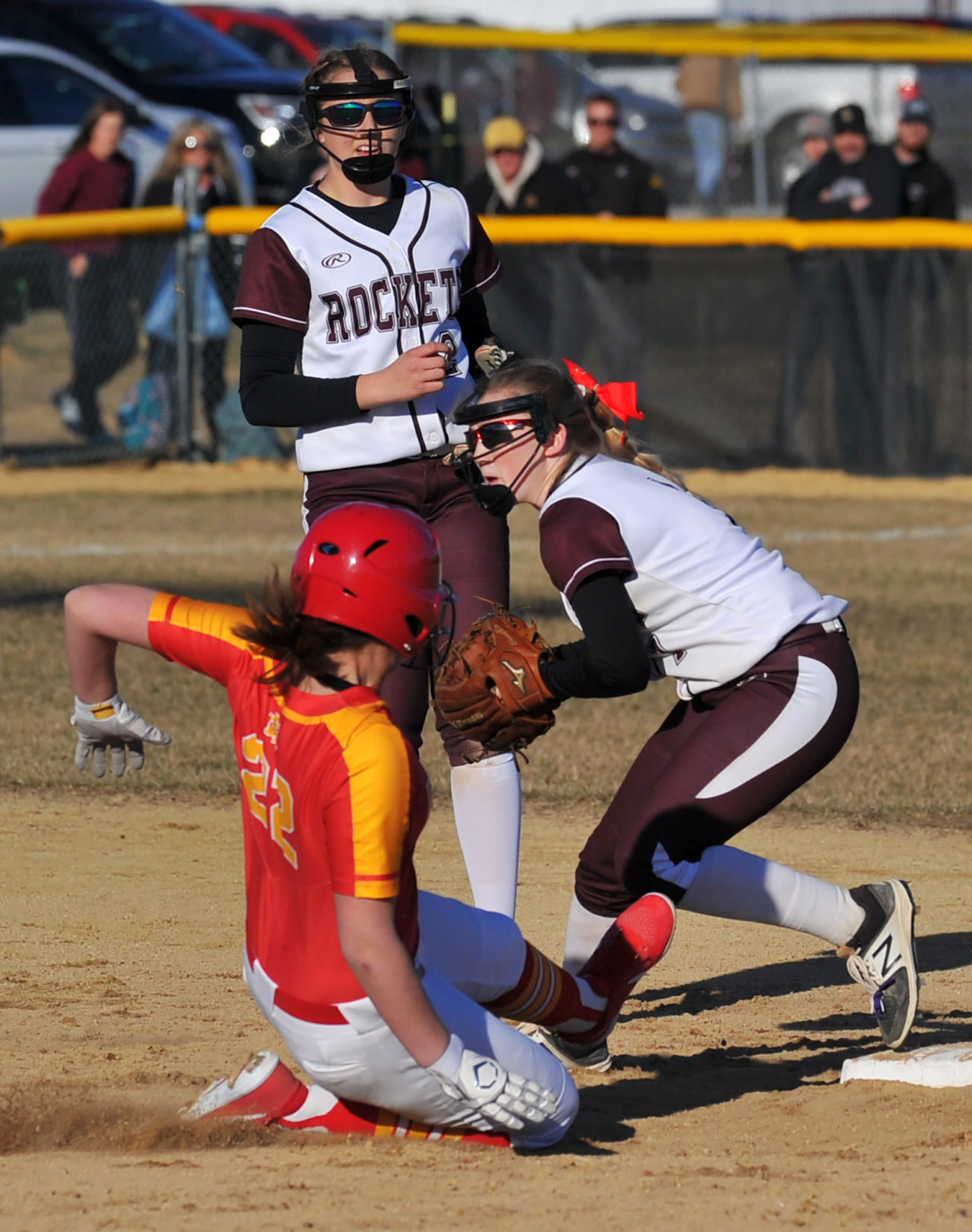 Rock Island at Rockridge softball